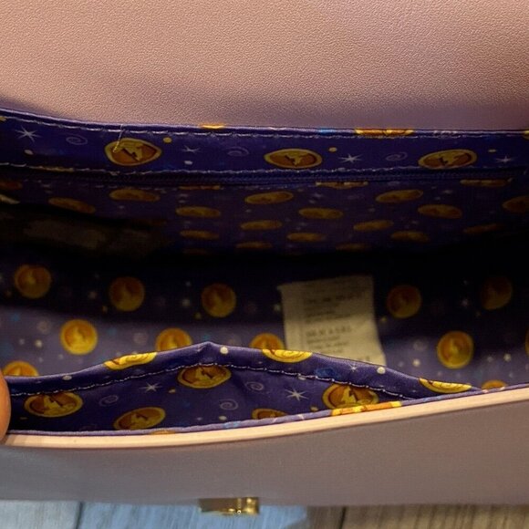 Loungefly Disney Hercules Muses Clouds Crossbody Bag 2022 Unisex Purple Vacation - Picture 13 of 16